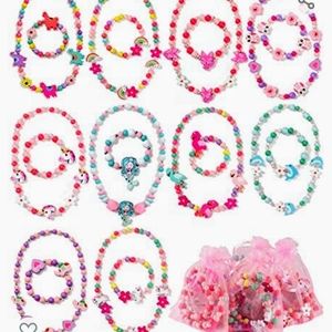 BEADED BRACELET & NECKLACE SETS FOR GIRLS